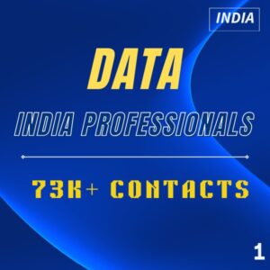 Data-India Professionals – 73K+ Contacts