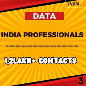 Data-India Professionals – 1.2Lakh+ Contacts