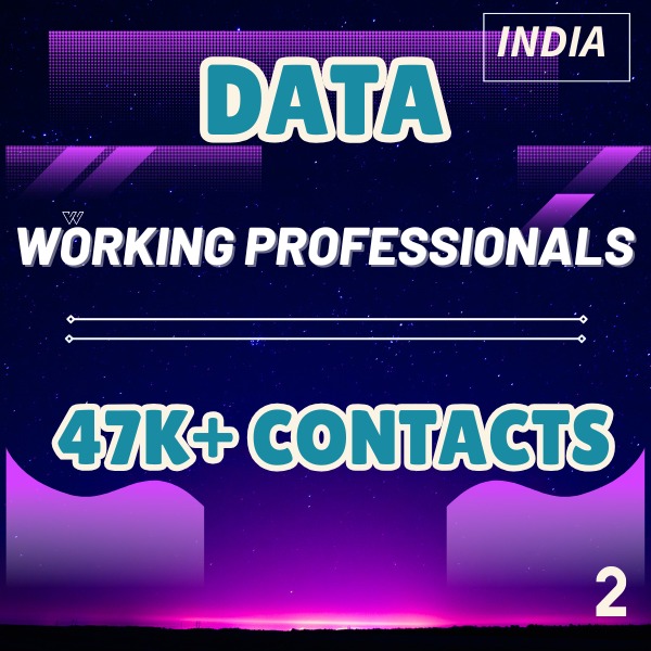 Data-Working Professionals - 47K Contacts