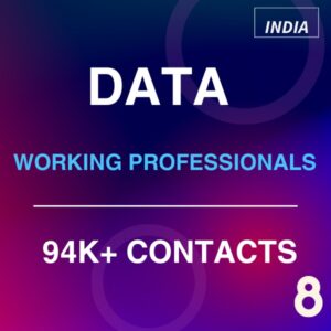 Data-Working Professionals – 94K+ Contacts