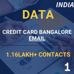 Data-Credit Card Bangalore-Email- 1.16 Lakh Contacts