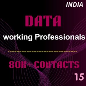 Data-Working Professionals – 80K Contacts