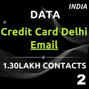Data-Credit Card Delhi-Email- 1.30Lakh Contacts