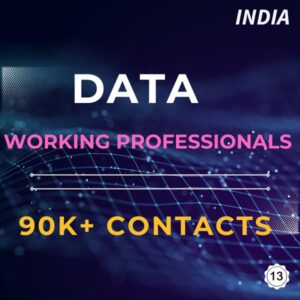 Data-Working Professionals – 90K Contacts