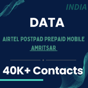 Data-Airtel Postpad Prepaid Mobile Amritsar 40 K+ Contacts