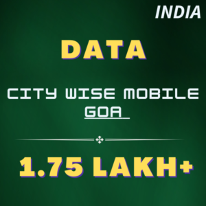 Data-City Wise Mobile Goa 1.75 Lakh+ Contacts
