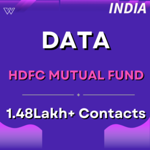 Data-Hdfc Mutual Fund 1.48 Lakh+ Contacts