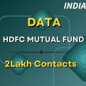Data-Hdfc Mutual Fund 2 Lakh Contacts