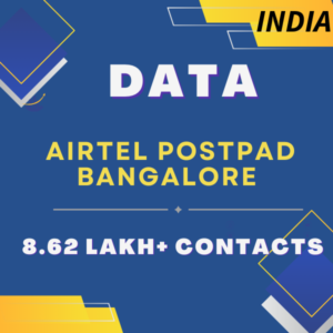 Data-Bangalore Airtel Postpad 8.62 Lakh+ Contacts