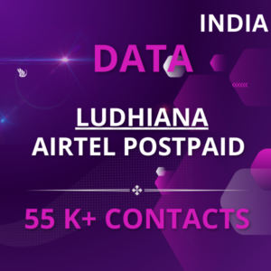 Data-Ludhiana Airtel Postpaid 55 K+ Contacts