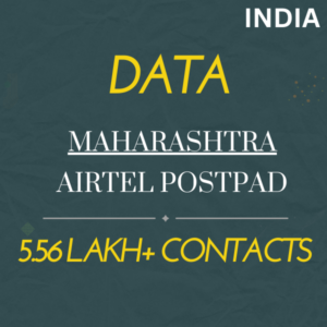 Data-Maharashtra Airtel Postpad 5.56 Lakh+ Contacts