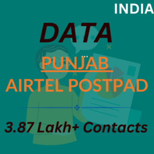 Data-Punjab Airtel Postpad 3.87 Lakh+ Contacts