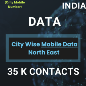 Data-City Wise Mobile Data North East 35 K Contacts