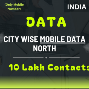 Data-City Wise Mobile Data North 10 Lakh Contacts