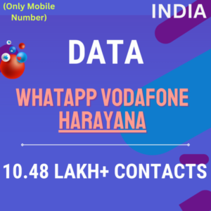 Data-WhatsApp Vodafone Harayana 10.48 Lakh+ Contacts