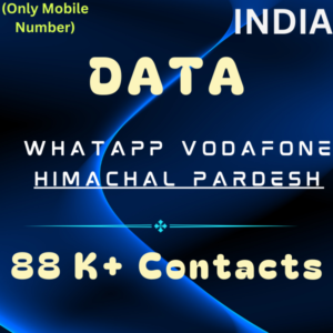 Data-WhatsApp Vodafone Himachal Pardesh 88 K+ Contacts