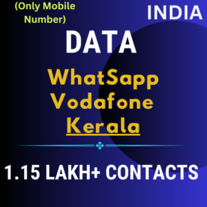 Data-Whatsapp Vodafone Kerala 1.15 Lakh+ Contacts
