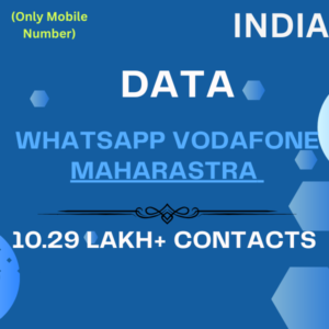 Data-WhatsApp Vodafone Maharastra 10.29 Lakh+ Contacts