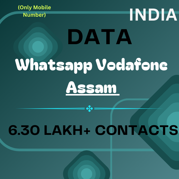Data-WhatsApp Vodafone Assam 6.30 Lakh+ Contacts