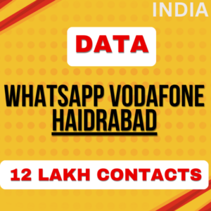 Data-Whatsapp Vodafone Haidrabad 12 Lakh Contacts