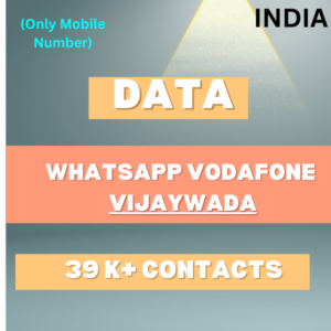Data-Whatsapp Vodafone Vijaywada 39 K+ Contacts