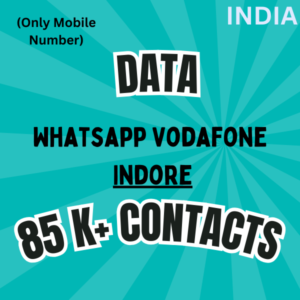 Data-Whatsapp Vodafone Indore 85 K+ Contacts