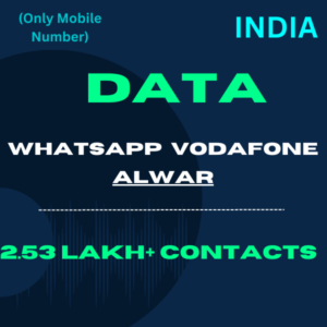Data-Whatsapp Vodafone Alwar 2.53 Lakh+ Contacts