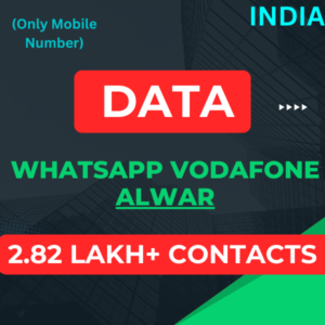 Data-Whatsapp Vodafone Alwar 2.82 Lakh+ Contacts