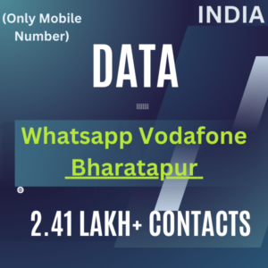 Data-Whatsapp Vodafone Bharatpur 2.41 Lakh+ Contacts
