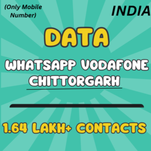 Data-Whatsapp Vodafone Chittorgarh 1.64 Lakh+ Contacts