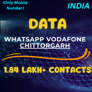 Data-Whatsapp Vodafone Chittorgarh 1.84 Lakh+ Contacts