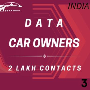 Data-Car Owners 2 Lakh Contacts