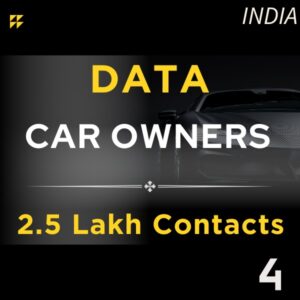 Data-Car Owners 2.5 Lakh Contacts