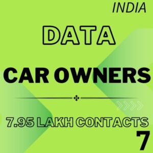 Data-Car Owners 7.95 Lakh Contacts