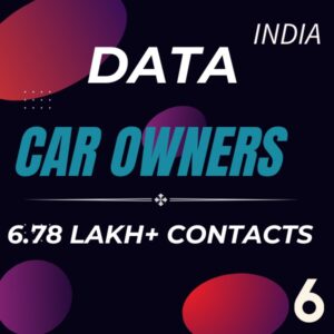 Data-Car Owners 6.78 Lakh+ Contacts