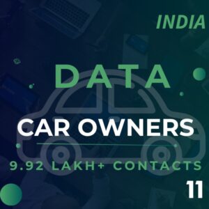 Data-Car Owners 9.92 Lakh+ Contacts