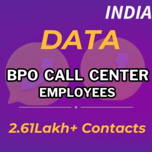 Data-BPO Call Centres Employees 2.61 Lakh+ Contacts