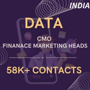 Data-CMO Finanace Marketing Heads 58 K+ Contacts