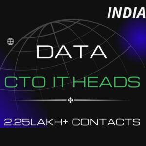 Data-CTO IT Heads 2.25 Lakh+ Contacts