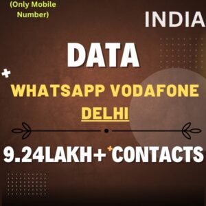 Data-WhatsApp Vodafone  Delhi-9.24 Lakh+ Contacts