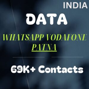 Data-Whatsapp Vodafone Patna 69K+ Contacts