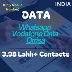Data-Whatsapp Vodafone Data Orrisa 3.98 Lakh+ Contacts
