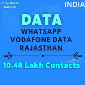 Data-Whatsapp Vodafone Data Rajasthan 10.48 Lakh Contacts