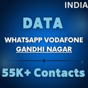 Data-Whatsapp Vodafone Gandhi Nagar 55K+ Contacts
