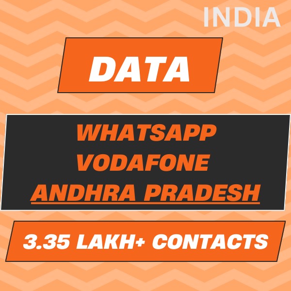 Data-Whatsapp Vodafone Andhra Pradesh 3.35 Lakh+ Contacts