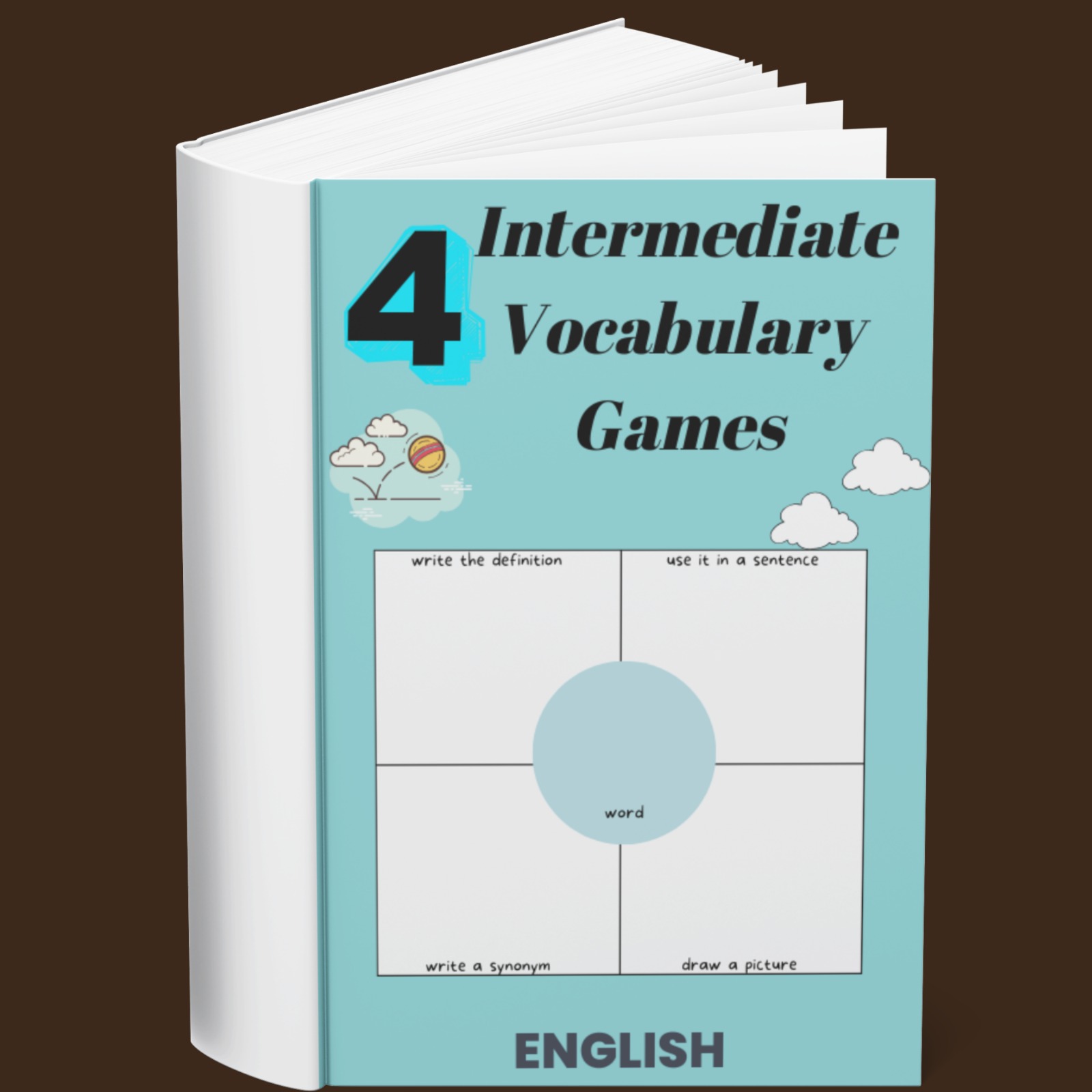 4 Intermediate Vocabulary Games (English)