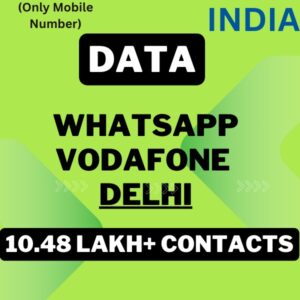 Data-Whatsapp Vodafone Delhi 10.48 Lakh+ Contacts