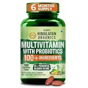 Vlado’s Himalayan Organics Multivitamin for Men & Women with Probiotics