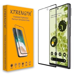 Advanced HD+ Tempered Glass Gorilla Screen Protector Designed for Google Pixel 8 – Edge to Edge Full Screen Coverage with Easy Installation Kit (Anti-Scratch)
