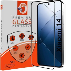 STP FEEL® HD+ Premium Tempered Glass Screen Protector Guard Compatible For Xiaomi 14 5G (6.36 Inch, Pack of 1) | Edge to Edge Coverage With Easy to installation kit
